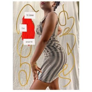 70s Handmade Bodycon Dress